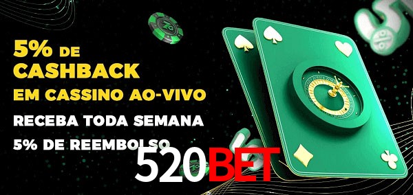 Promoções do cassino ao Vivo 520bet